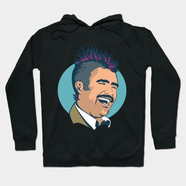 Vicente Fernandez Punk Hoodie by Sauher